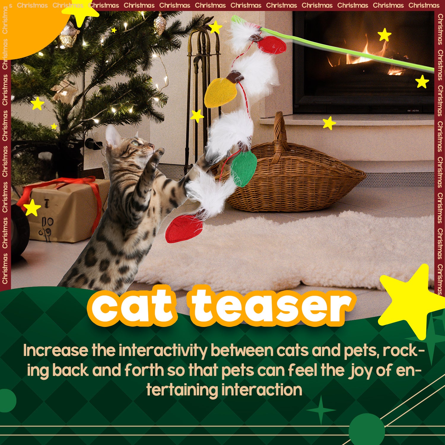 AFP-Allforpaws Christmas Cat Toy Gift Set 