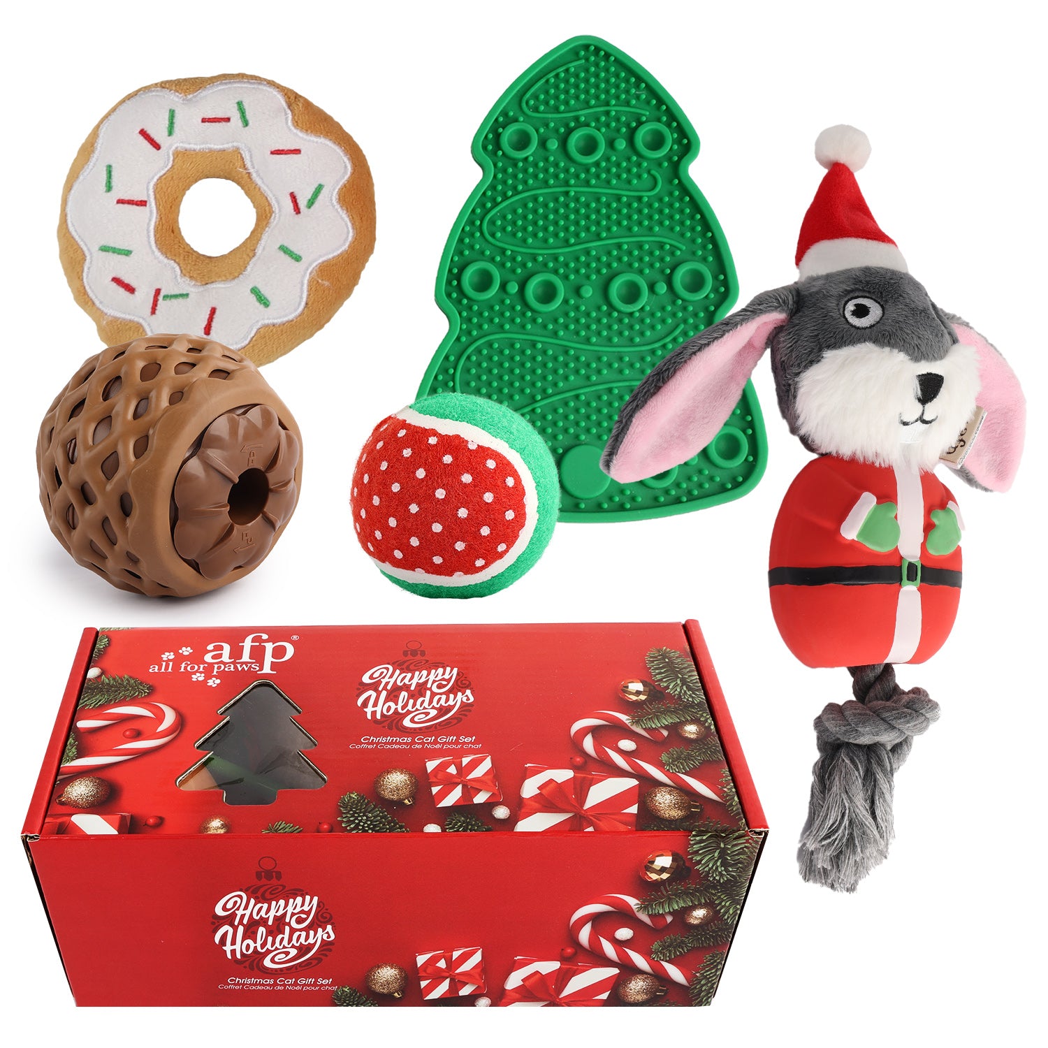 AFP-Allforpaws Christmas Dog Toys Gift Set