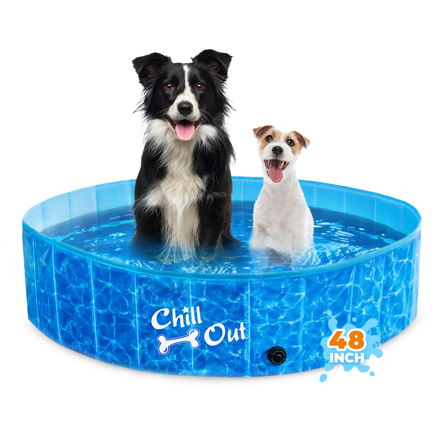 AFP-Allforpaws Foldable Dog Swimming Pool     