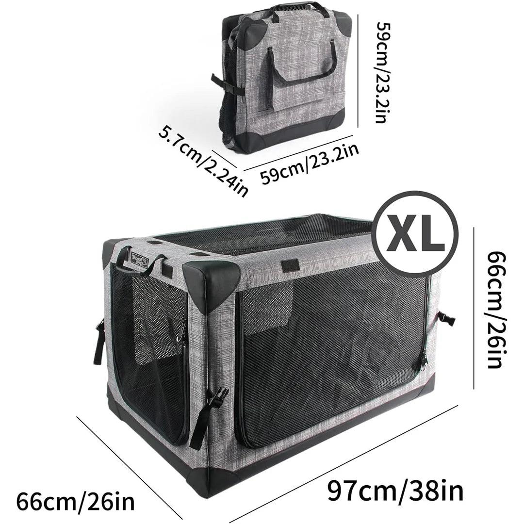 AFP-Allforpaws  Foldable Pet Travel Crate