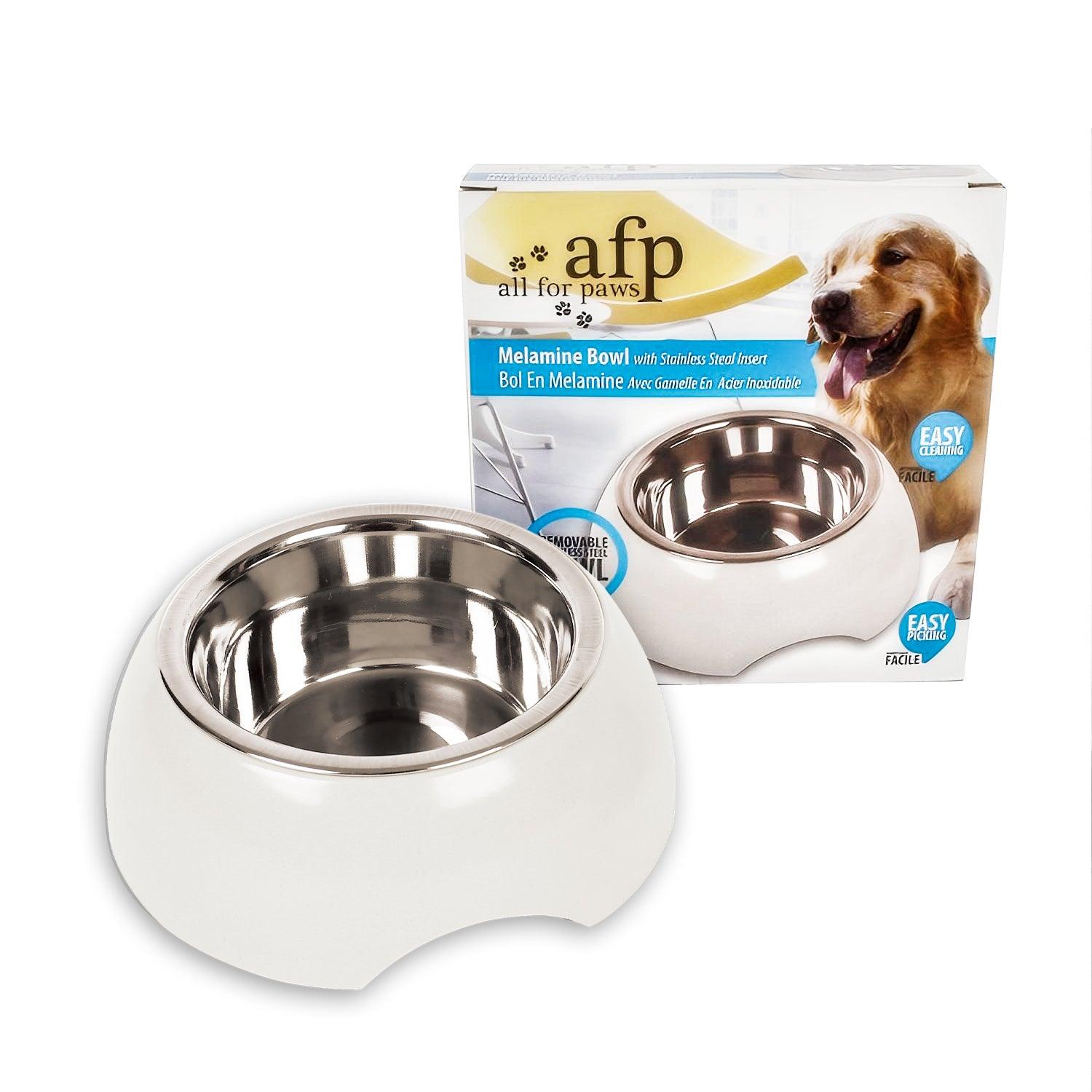 AFP (All For Paws)Melamine Stainless Steel Bowl L