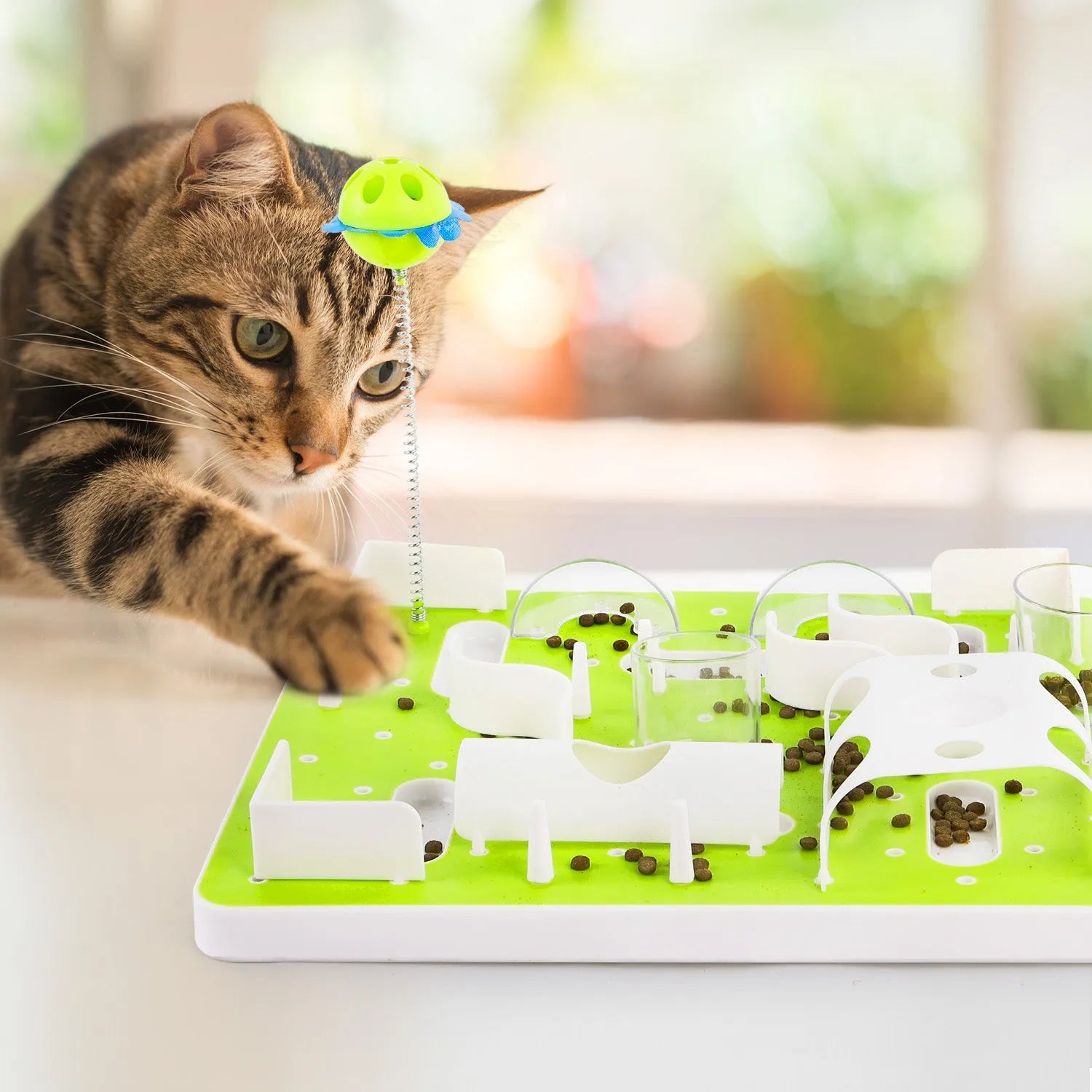 AFP-Allforpaws Puzzle Cat Slow Feeder Treat Maze 