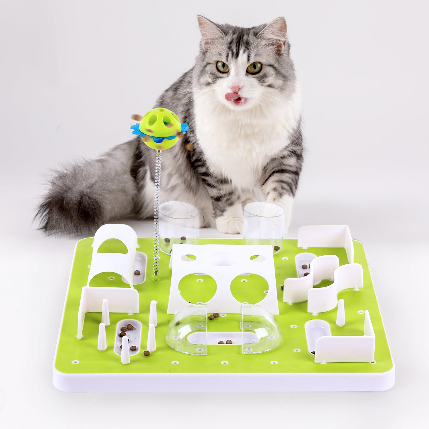 AFP-Allforpaws Puzzle Cat Slow Feeder Treat Maze 