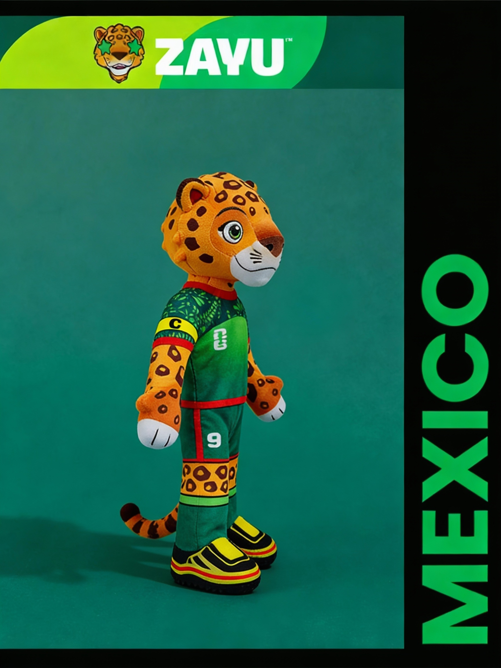 Official FIFA World Cup 2026 Edition - Mascot Flat Fetcher-pet toys CLUTCH, ZAYU